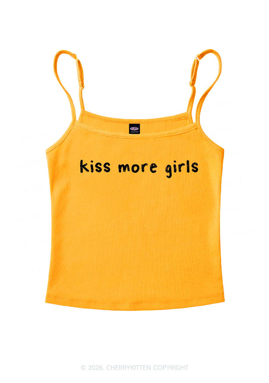 Kiss More Girls Pride Y2K Spaghetti Strap Cami Cherrykitten