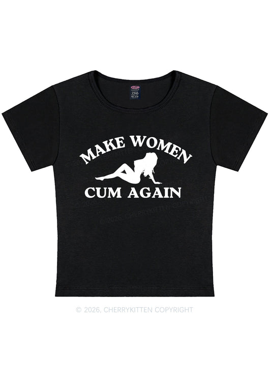 Make Women Cxm Again Y2K Baby Tee Cherrykitten