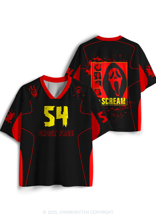 Halloween Custom Horror Ghost Y2K Sport Jersey Shirts Cherrykitten