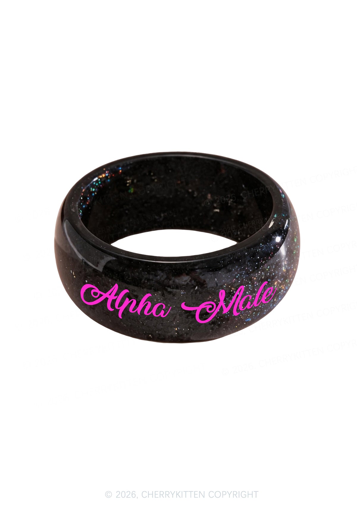 Alpha Male Y2K Cuff Bangle Cherrykitten