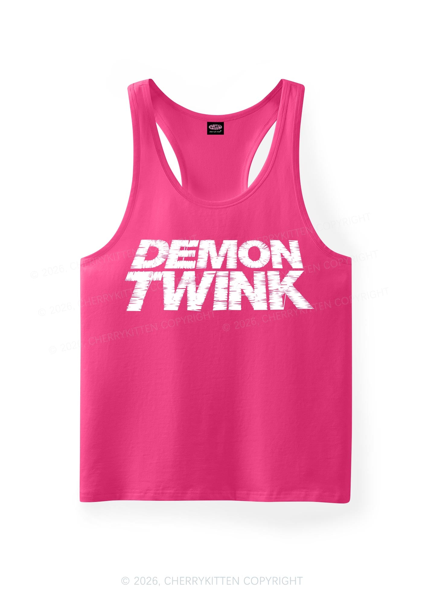 Demon Twink Pride Y2K Men Racerback Tank Top Cherrykitten