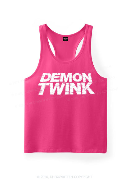 Demon Twink Pride Y2K Men Racerback Tank Top Cherrykitten