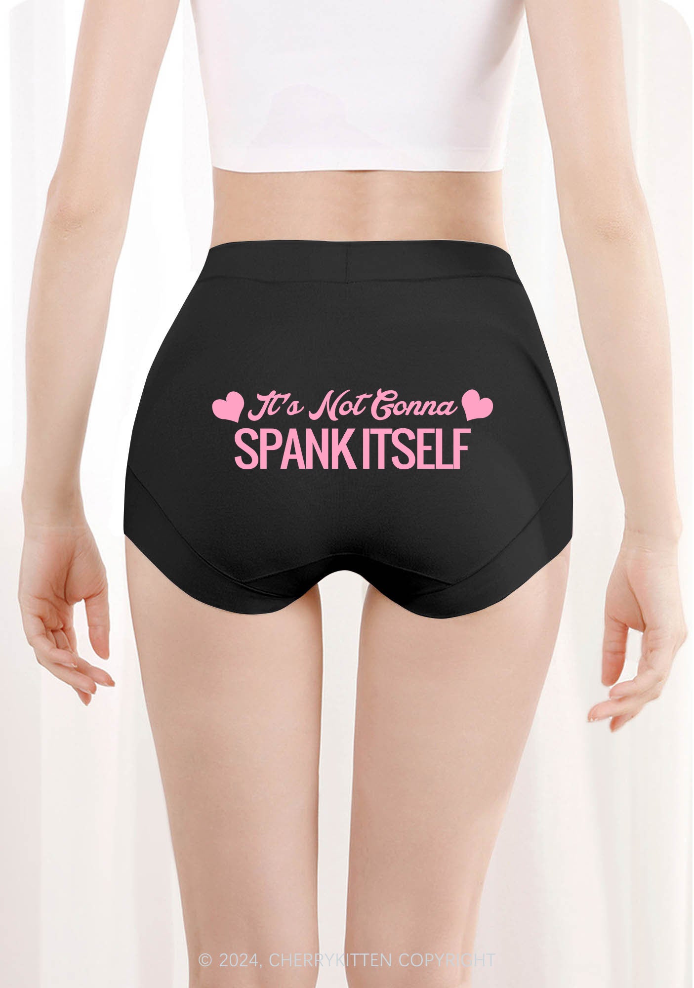 Spank Itself Y2K Mid Rise Waist Boyshort Cherrykitten