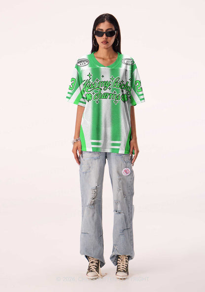 Custom Kiss My Lucky Charms St Patricks Y2K Sport Jersey Shirts Cherrykitten