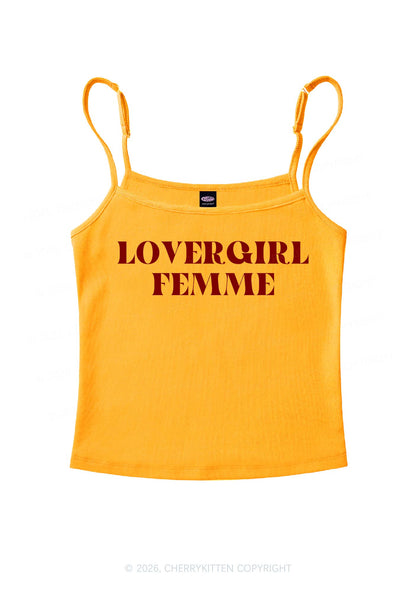 Lovergirl Femme Pride Y2K Spaghetti Strap Cami Cherrykitten