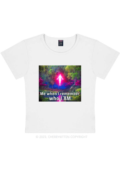 Curvy Who I Am Y2K Baby Tee Cherrykitten