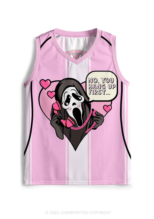 Halloween Custom Horror Hang Up Frist Y2K Sport Jersey Tank Cherrykitten