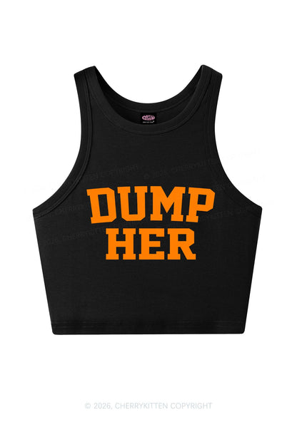 Dump Her Y2K Crop Tank Top Cherrykitten
