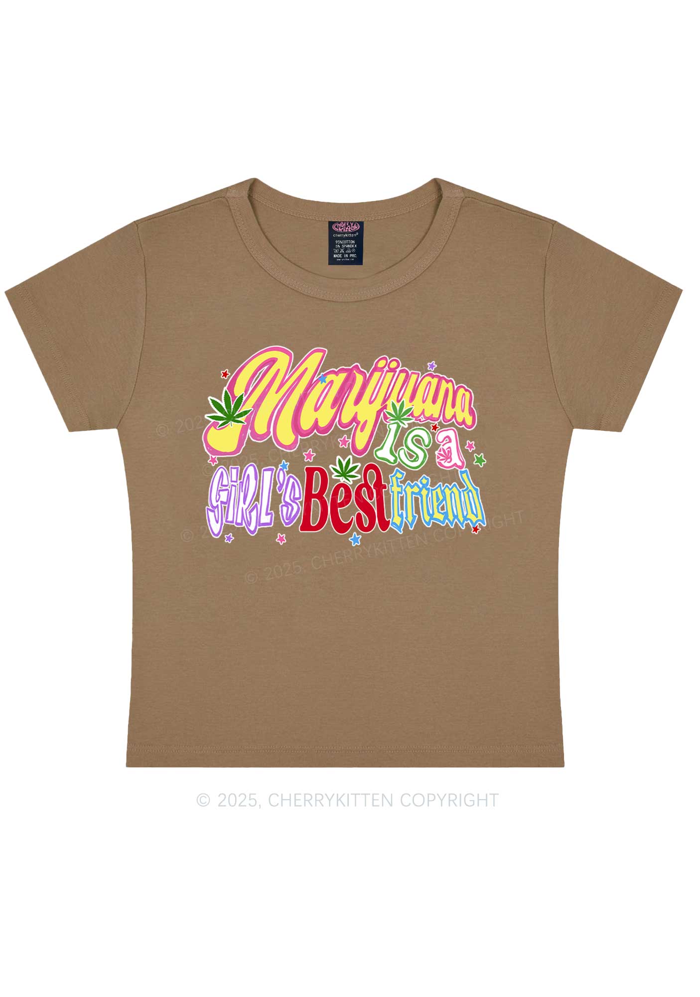 Girls Best Friend Y2K Baby Tee Cherrykitten