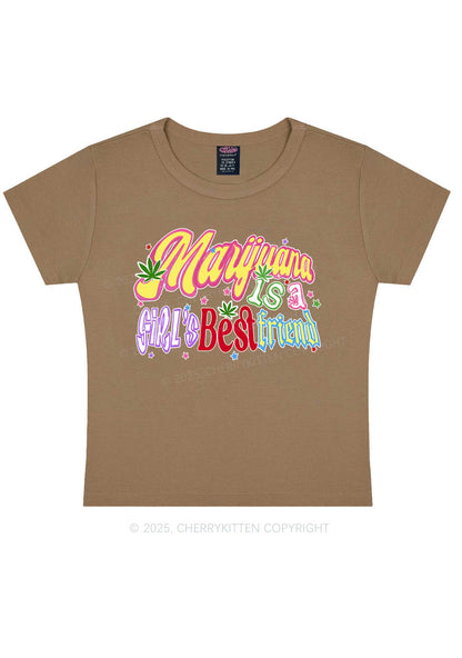 Girls Best Friend Y2K Baby Tee Cherrykitten