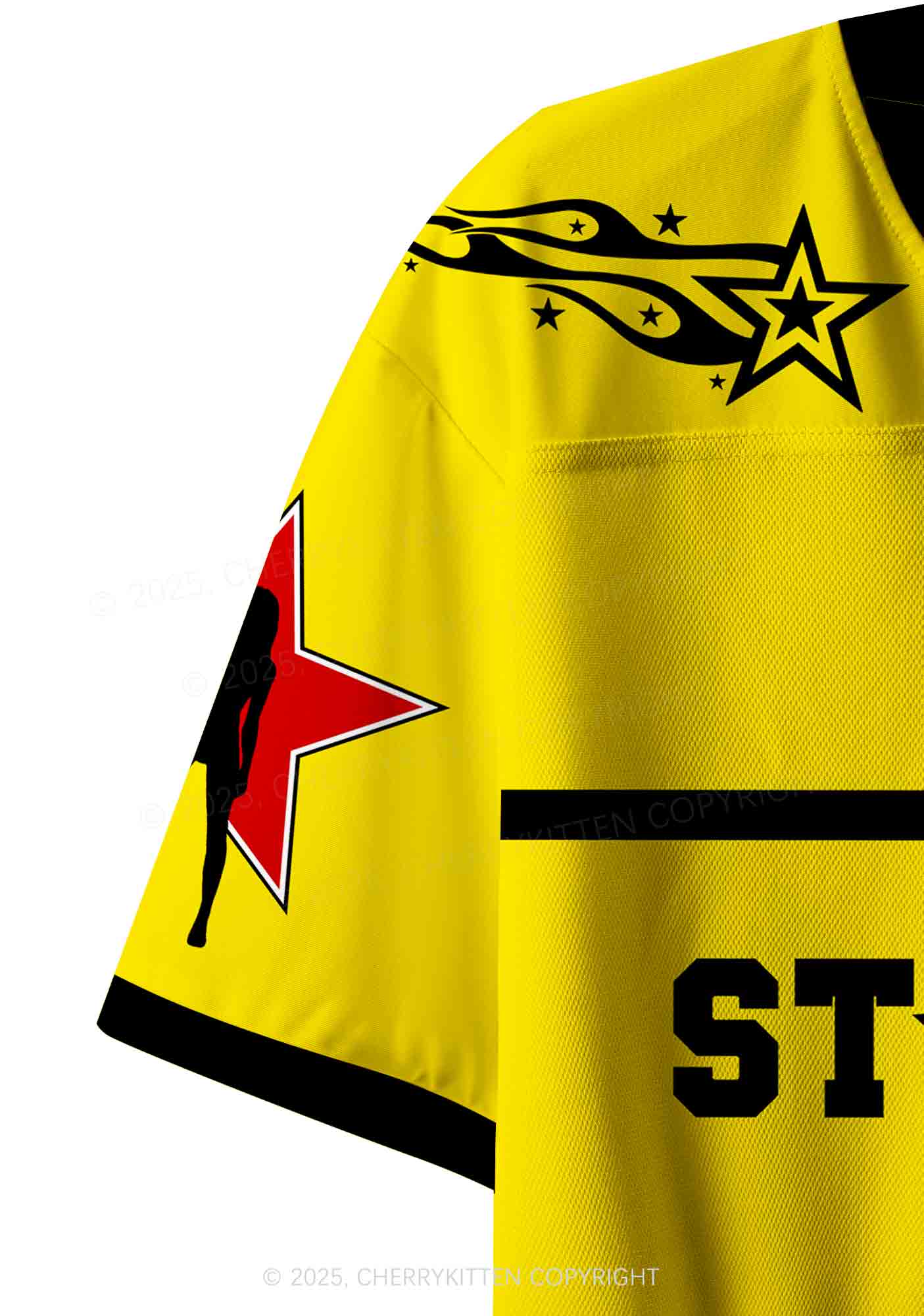 Custom Stargirl Y2K Crop Sport Jersey Shirts Cherrykitten