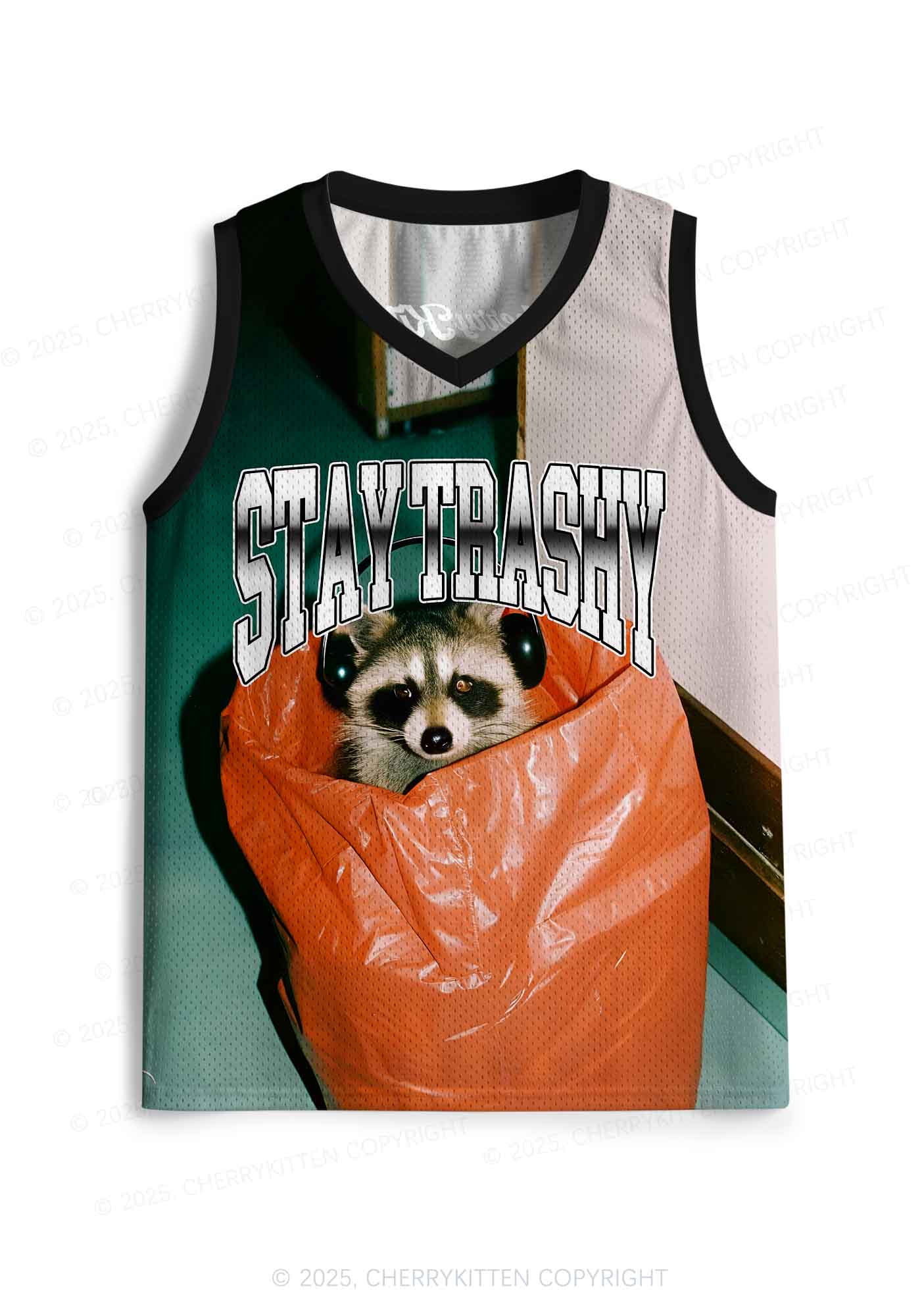 Custom Stay Trashy Y2K Sport Jersey Tank Cherrykitten