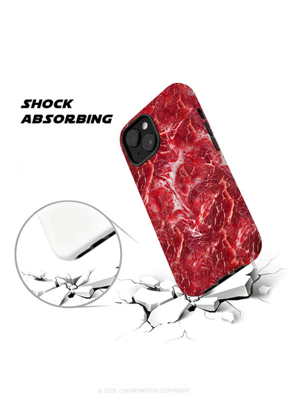 Beef Steak Texture Y2K Phone Case Cherrykitten