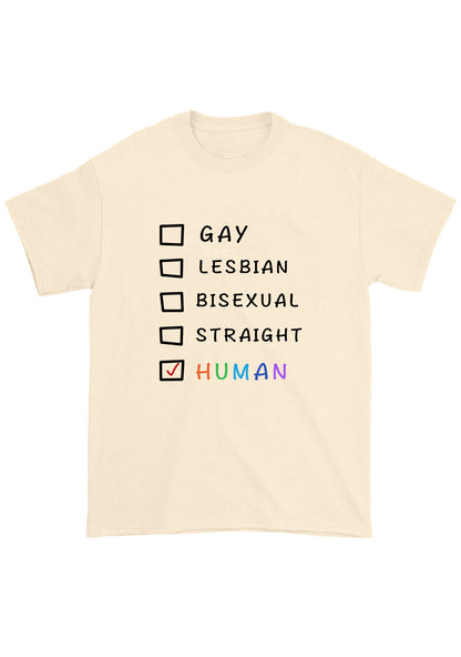 Gay Lesbian Bisexual Straight Human Chunky Shirt