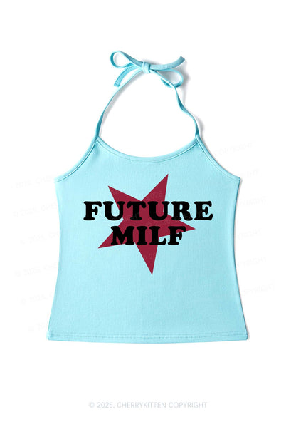 Future Mxxf Y2K Halter Neck Cami Cherrykitten