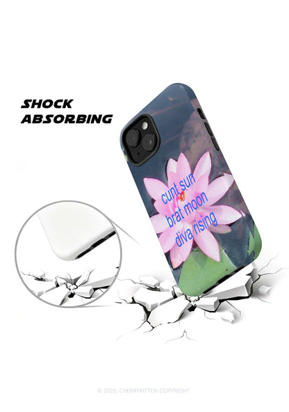 Cxxt Sun Brat Moon Diva Rising Lotus Y2K Phone Case Cherrykitten