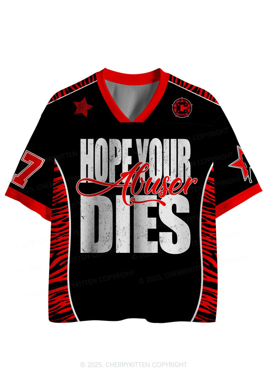 Custom Abuser Dies Y2K Sport Jersey Shirts Cherrykitten