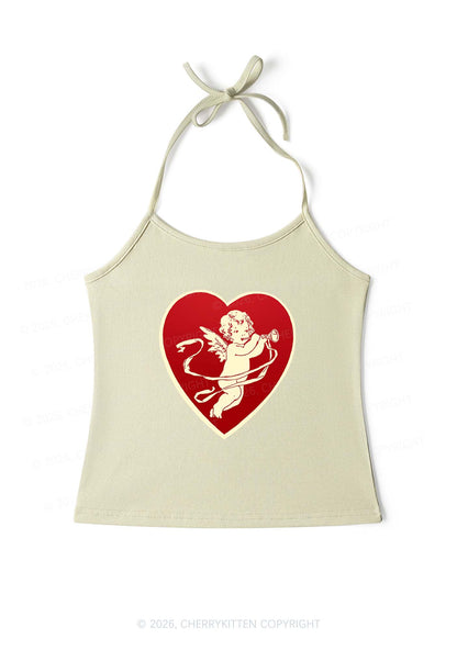 Trumpet Cupid Y2K Halter Neck Cami Cherrykitten