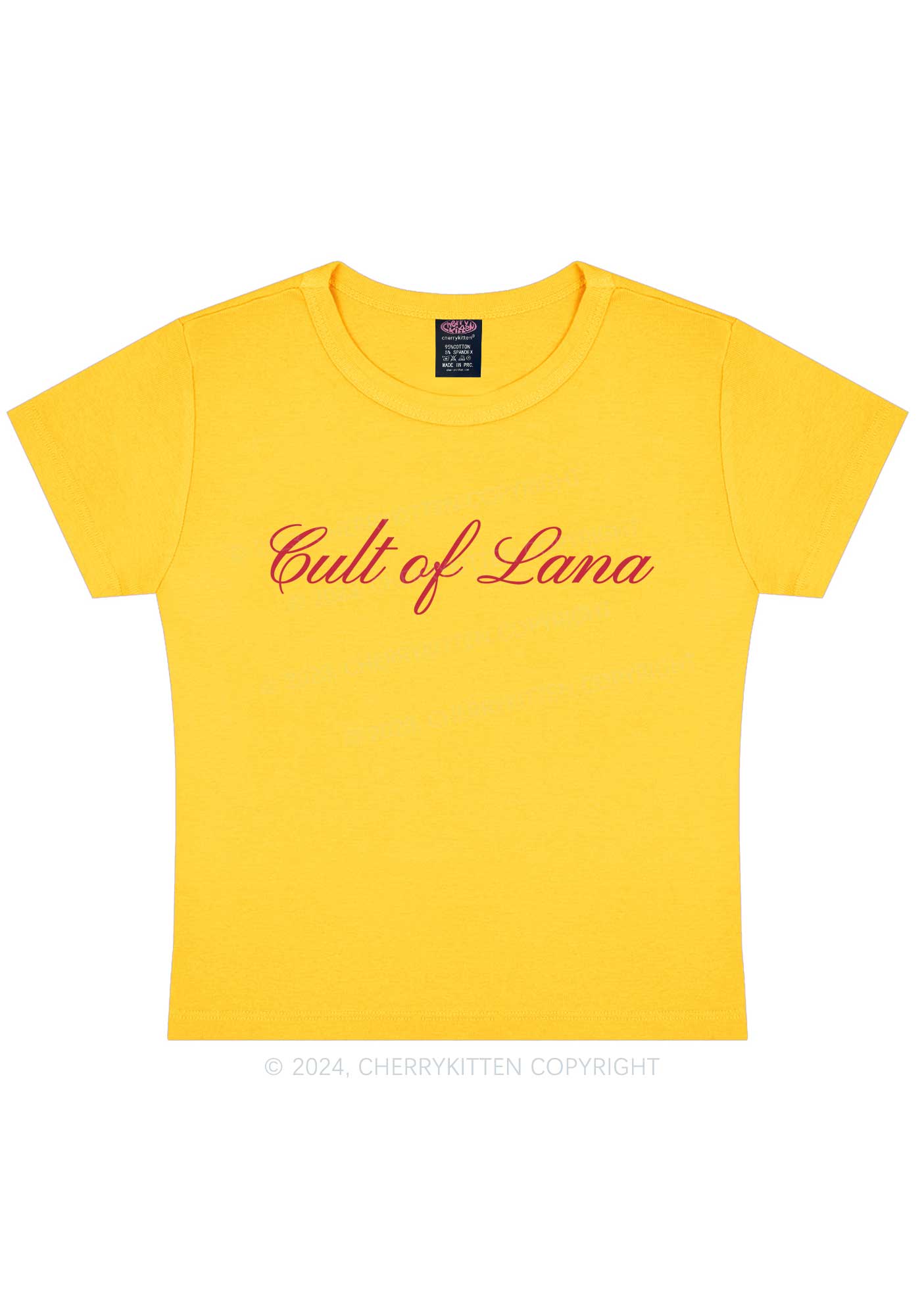 Cult Of Lana Y2K Baby Tee Cherrykitten