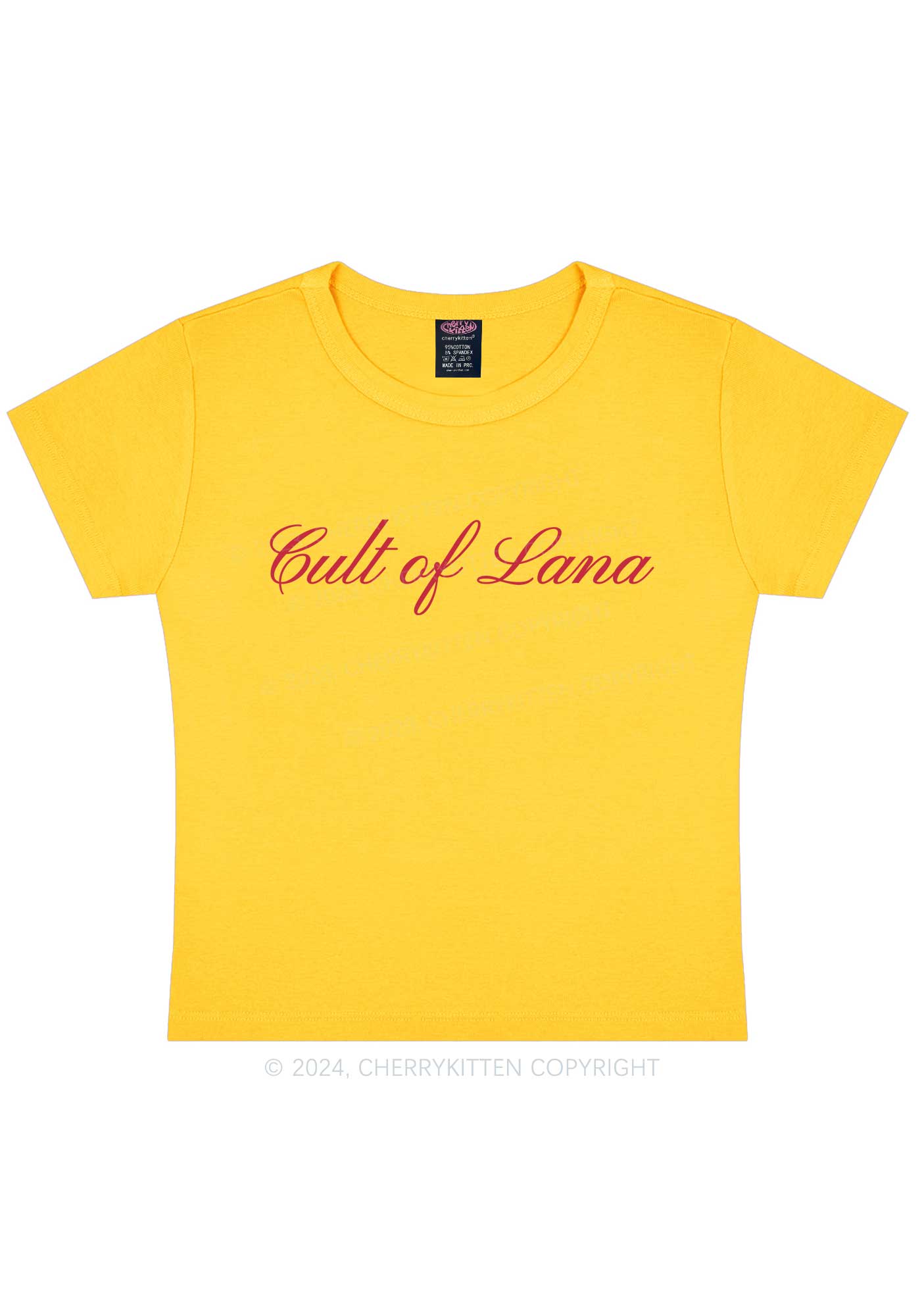 Cult Of Lana Y2K Baby Tee Cherrykitten