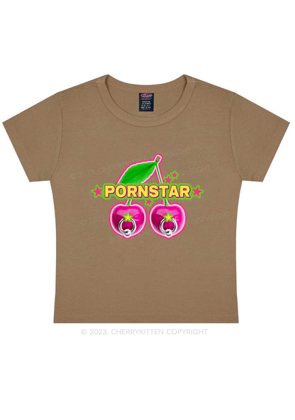 Pxrnstar Cherry Y2K Baby Tee Cherrykitten