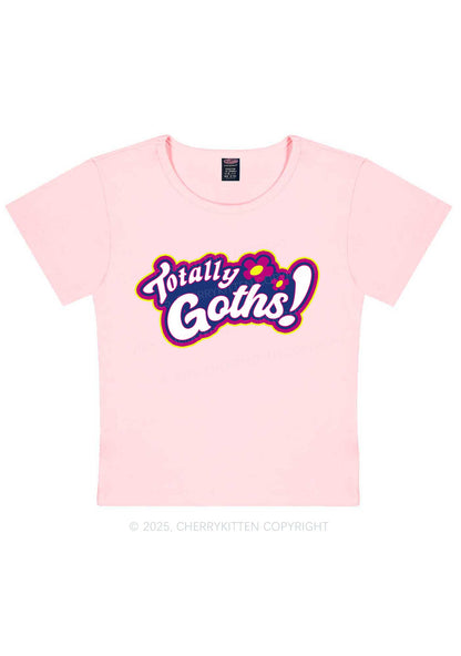Totally Goths Y2K Baby Tee Cherrykitten
