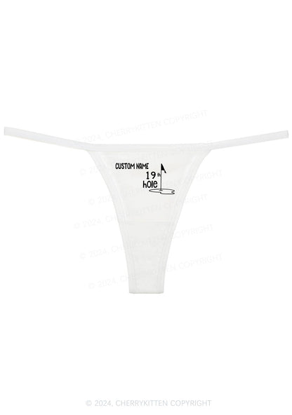 Custom 19th Hole Y2K Flat String Thong Cherrykitten