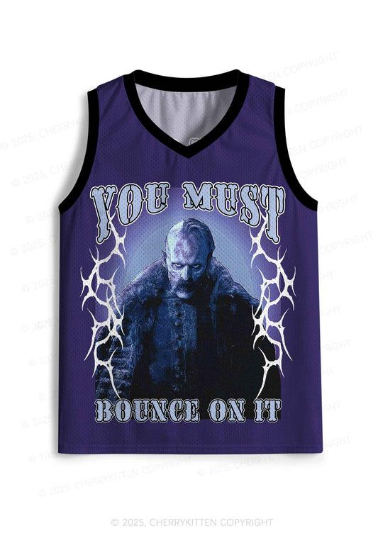 Custom Halloween Bounce On It Y2K Sport Jersey Tank Cherrykitten