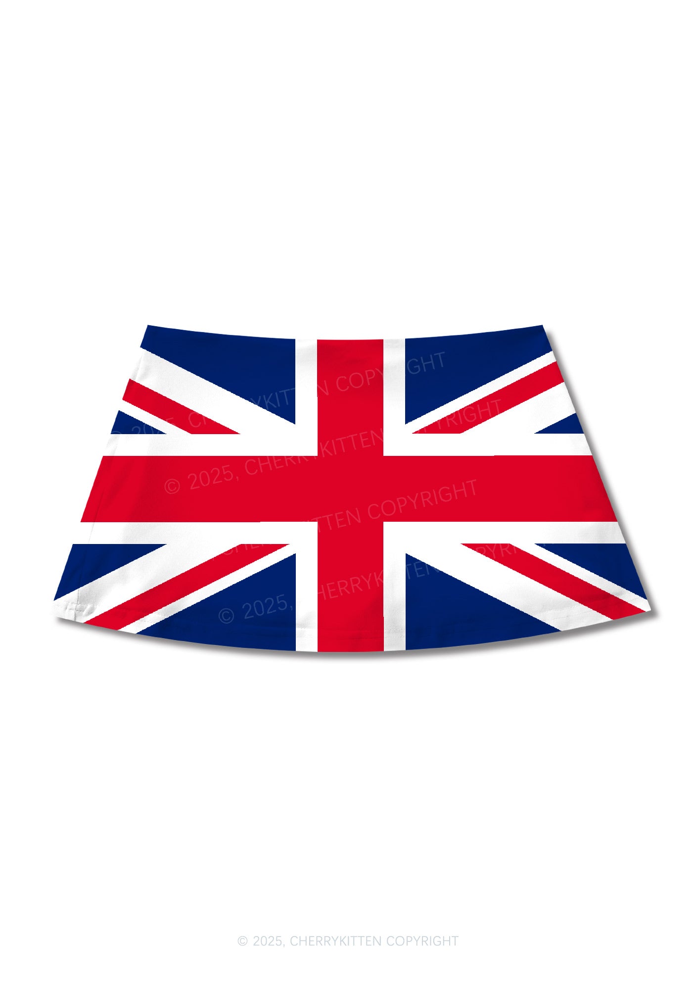 Custom Flag Y2K Print Mini Skirt Cherrykitten