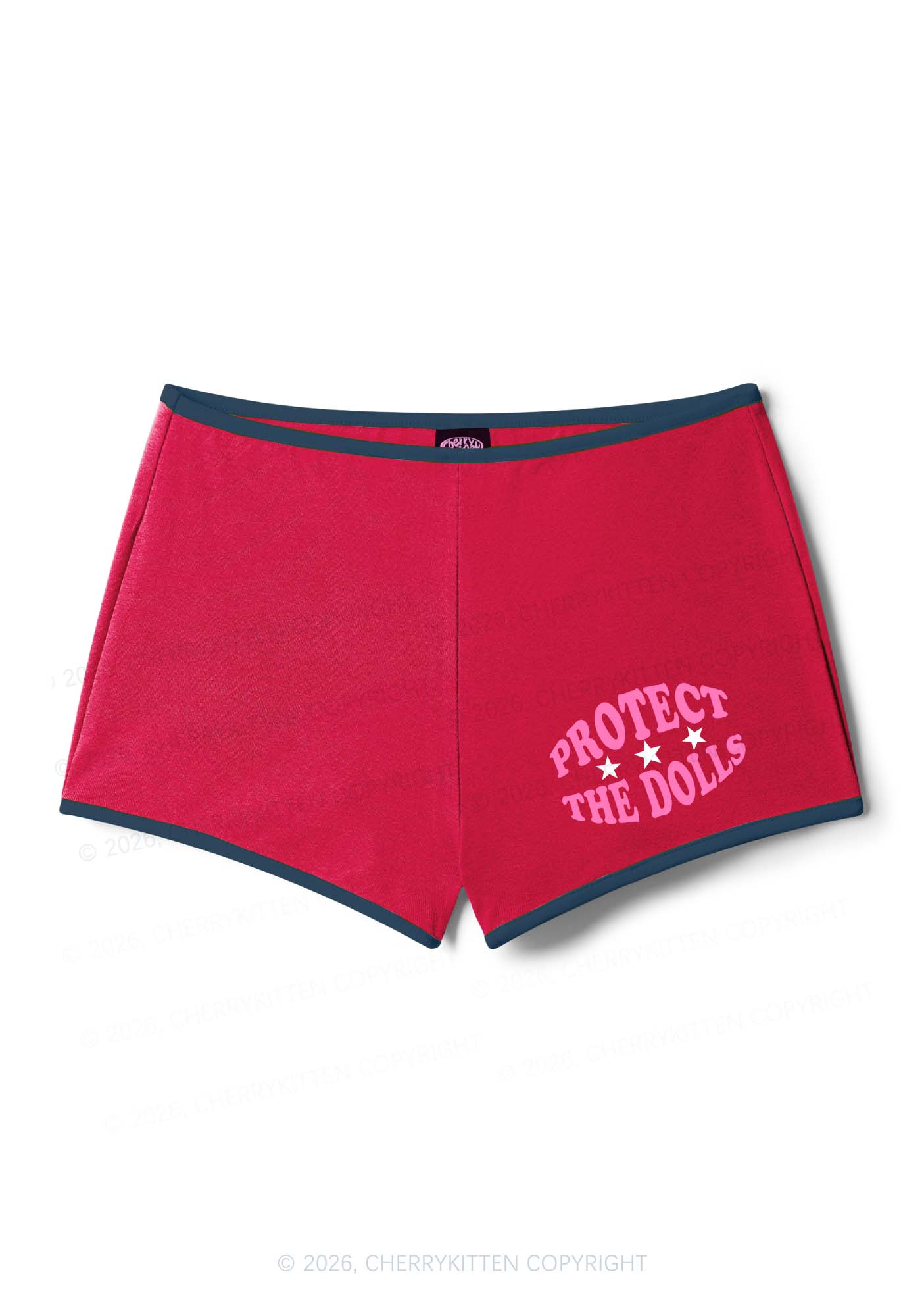 Protect The Dolls Pride Y2K Booty Shorts Cherrykitten