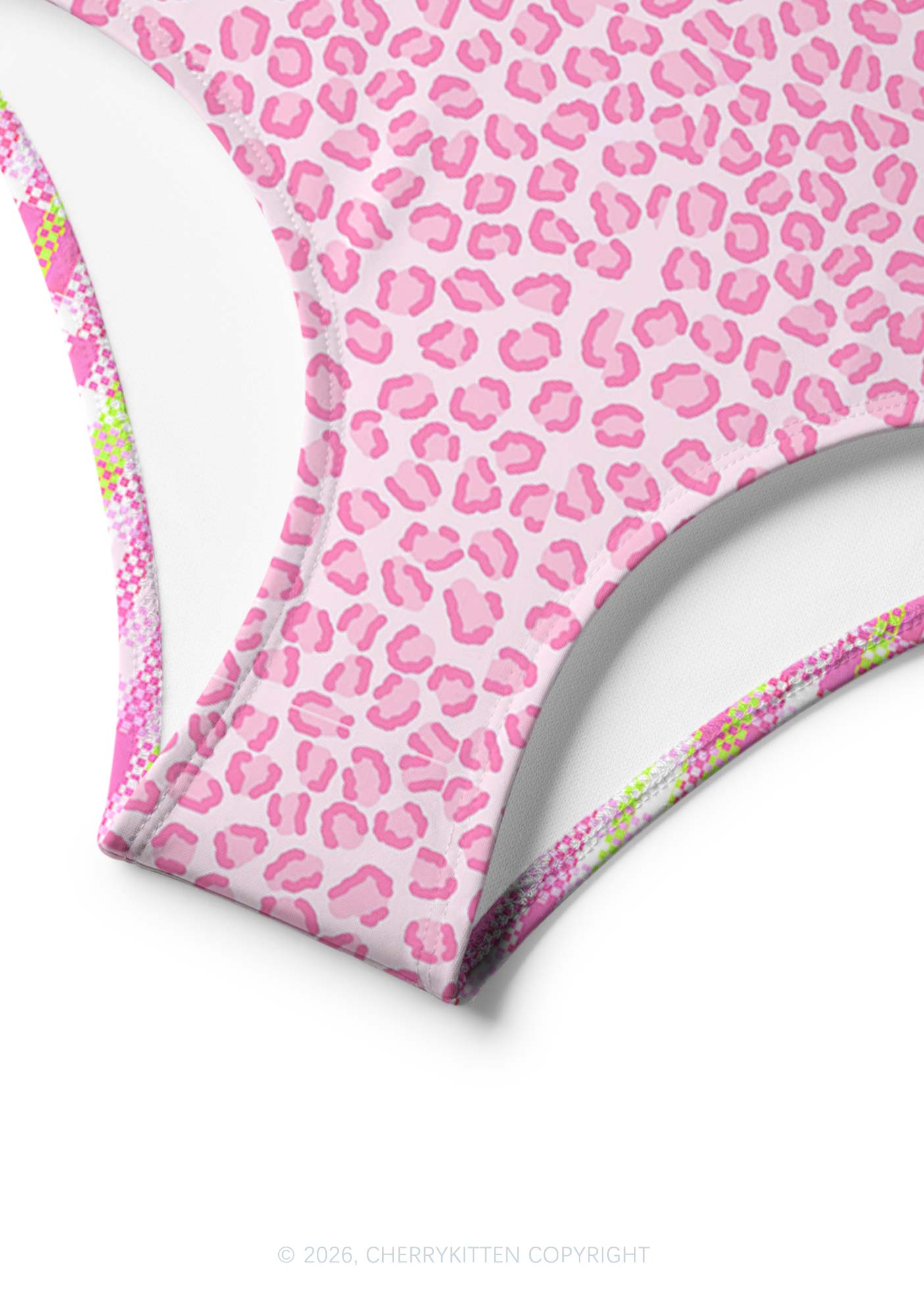 Sapphic Tendencies Pride Y2K Print Bikini Set Cherrykitten