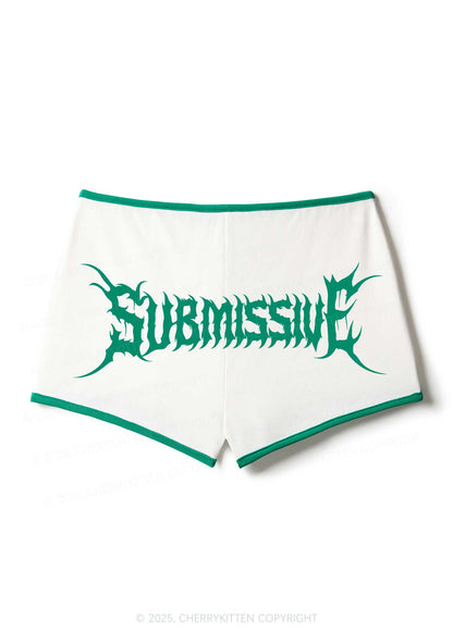 Punk Submissive Y2K Booty Shorts Cherrykitten