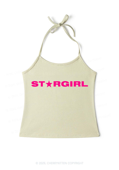 Red Stargirl Y2K Halter Neck Cami Cherrykitten