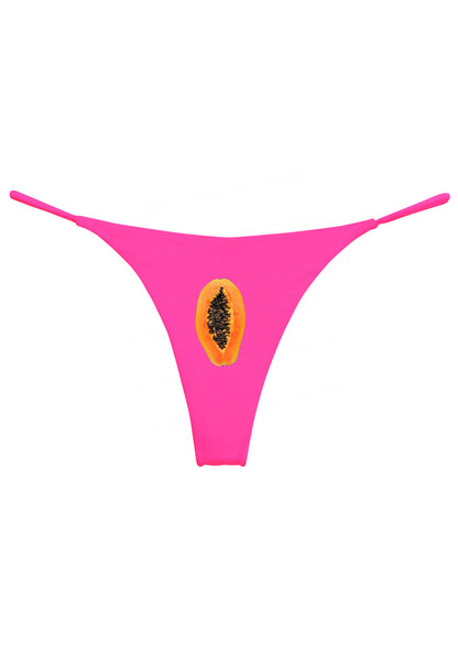 Half A Papaya Pride Y2K Bikini String Thong Cherrykitten