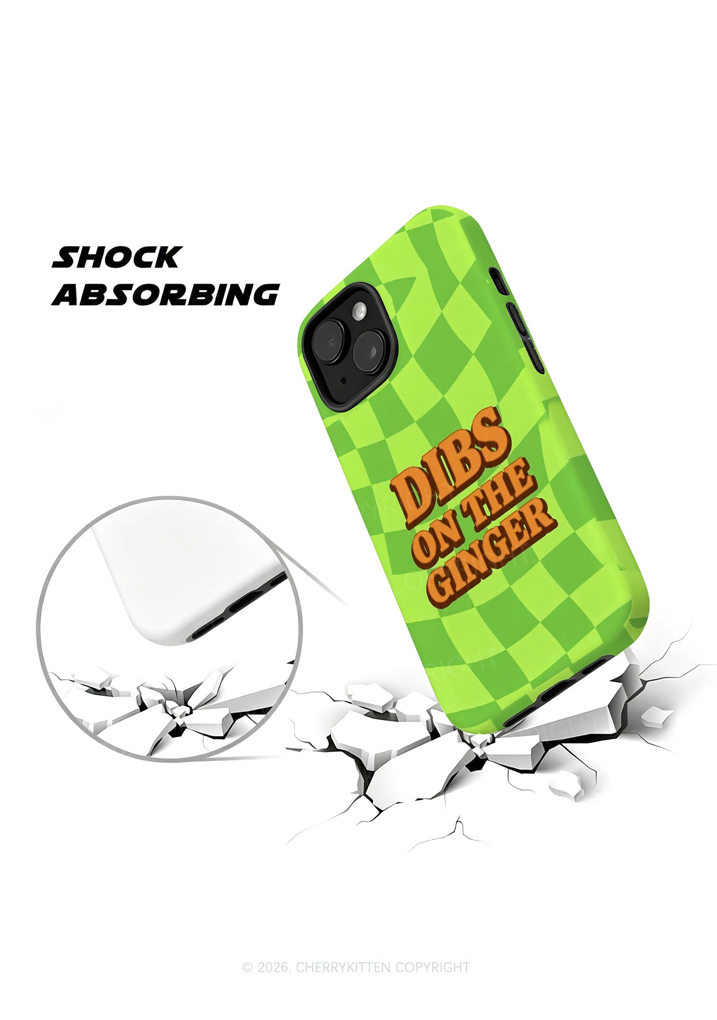 Dibs On The Ginger Y2K Phone Case Cherrykitten