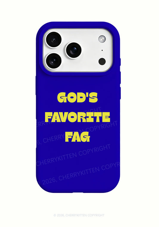 Gods Favorite Fag Pride Y2K Phone Case Cherrykitten