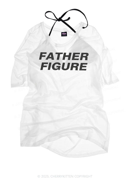 Father Figure Y2K Sheer Boyfriend Tee Cherrykitten