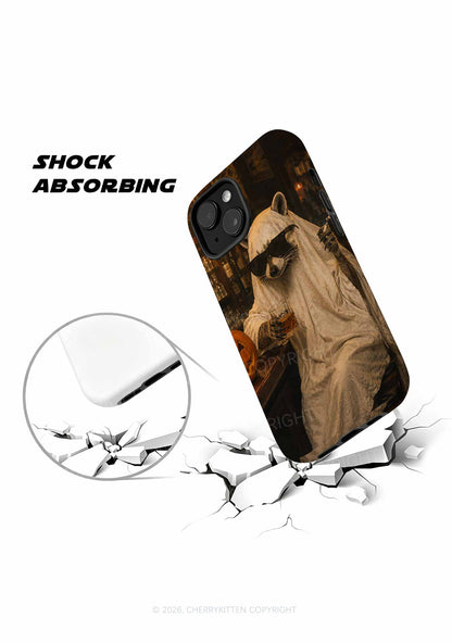 Halloween Ghost Raccoon Bar Y2K Phone Case Cherrykitten