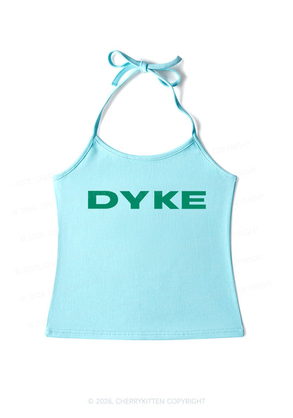 DYKE Pride Y2K Halter Neck Cami Cherrykitten