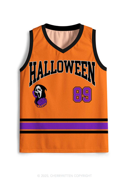 Halloween Custom Horror Hang Up Y2K Sport Jersey Tank Cherrykitten