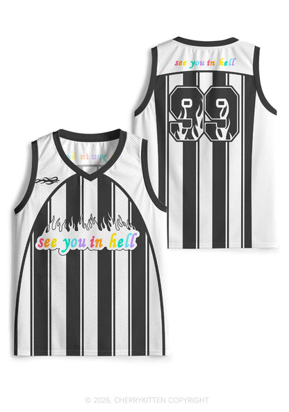 See You In Hell Pride Y2K Sport Jersey Tank Cherrykitten