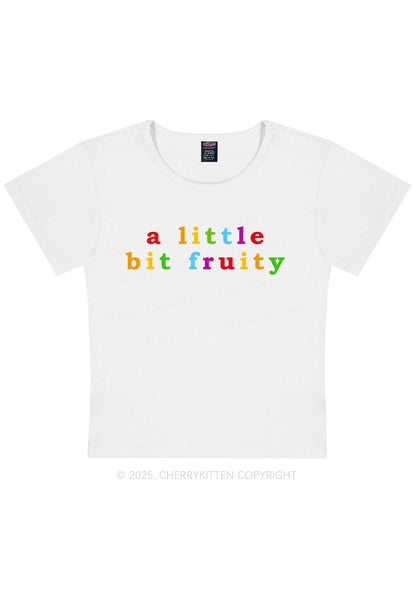 A Little Bit Fruity Y2K Baby Tee Cherrykitten
