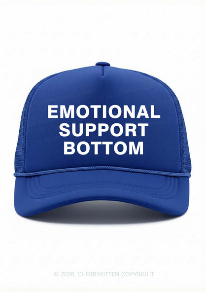 Emotional Support Bottom Pride Y2K Trucker Hat Cherrykitten