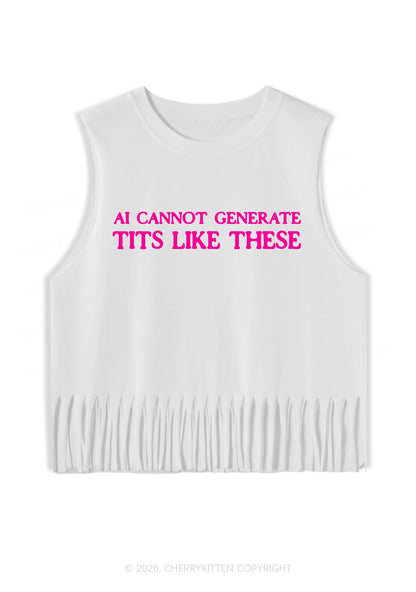 Ai Cannot Generate Txts Y2K Fringe Tank Top Cherrykitten