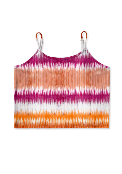 Lesbian Tie Dye Pride Y2K Print Cami Crop Top Cherrykitten