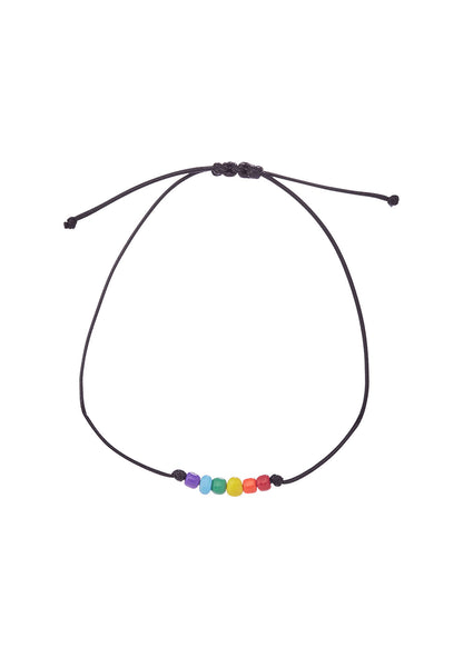 Rainbow Rice Beads Y2K Bracelet Cherrykitten