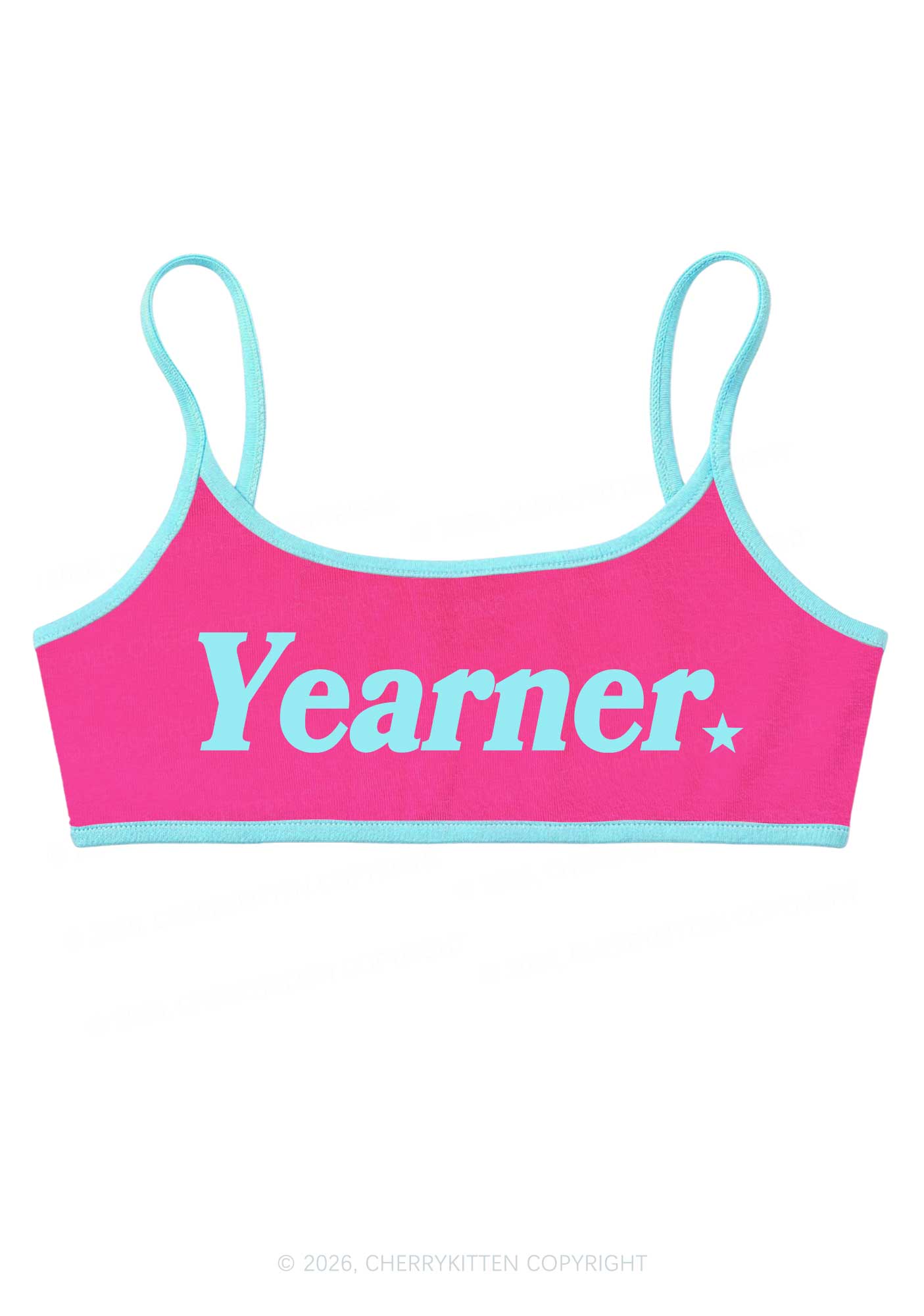 Yearner Y2K Super Crop Cami Cherrykitten