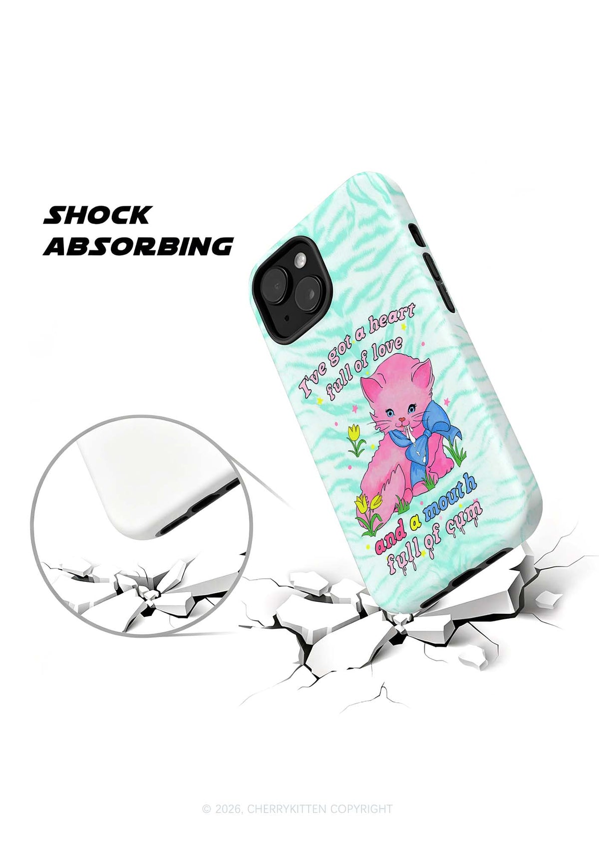 Heart Full Of Love Y2K Phone Case Cherrykitten