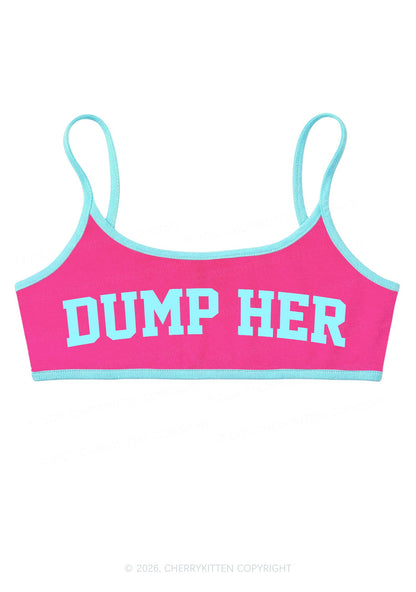 Dump Her Y2K Super Crop Cami Cherrykitten