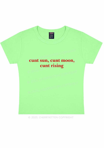 Sun Moon Rising Y2K Baby Tee Cherrykitten